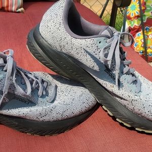 Brooks Men Launch 7 Running Shoes, Grey/Blackened Pearl 10.5 D/medium